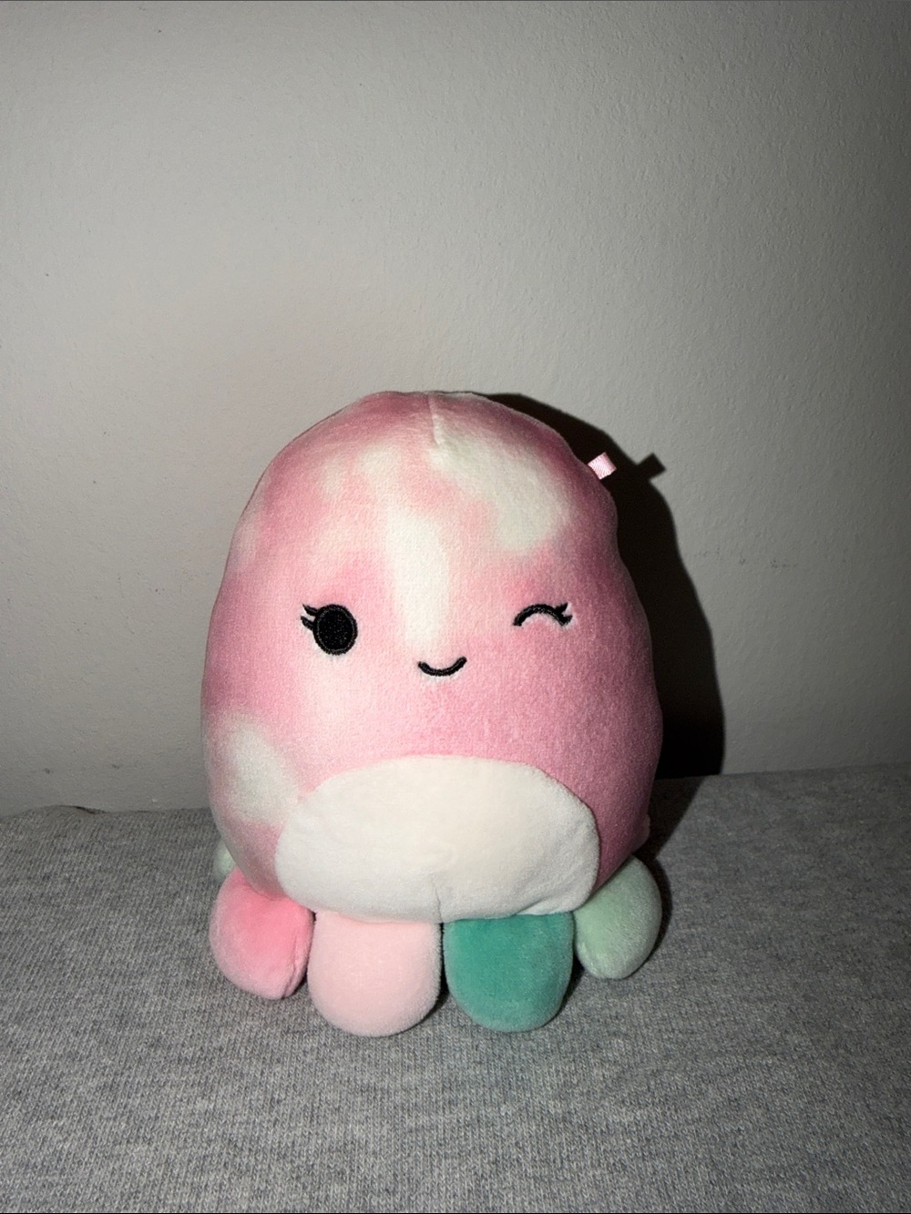 Pink Winking Octopus Squishmallow